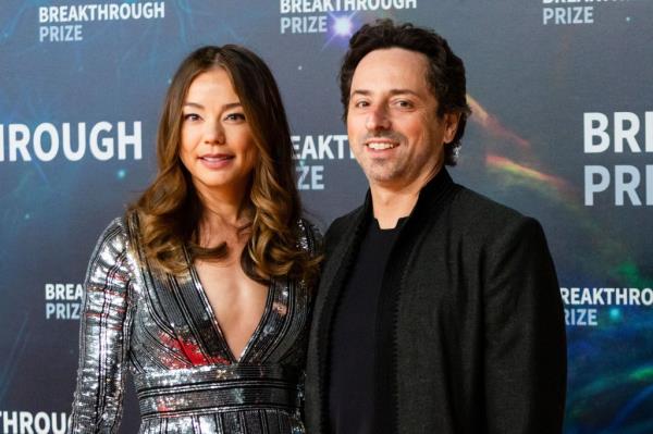 Sergey Brin and Nicole Shanahan Breakthrough Prize Ceremony, Arrivals, Mountain View, USA - 03 Nov 2019
