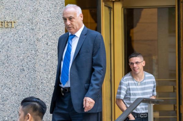 Thomas Poli outside of the courthouse.