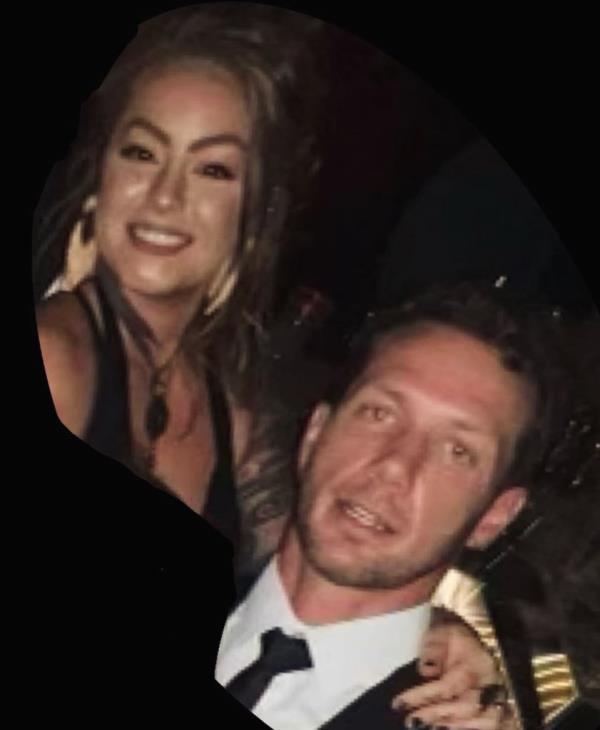 Anita Joy taking a selfie with actor Johnny Wactor