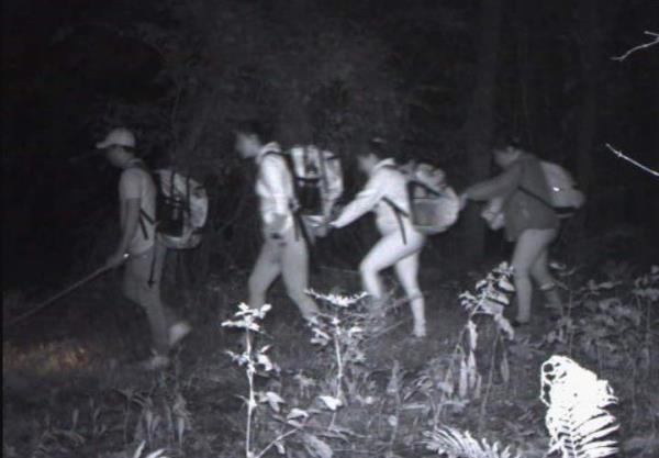 Group of migrants sneak across the northern border into the Swanton sector 