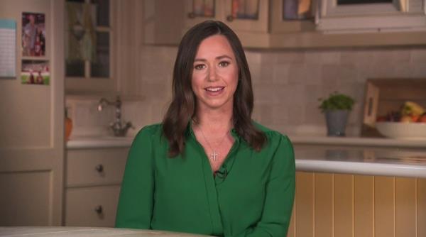 Senator Katie Britt delivers the Republican respo<em></em>nse to Joe Biden's State of the Unio<em></em>n address on March 7, 2024. 