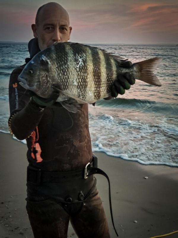 Giovannini sports his catch of the day