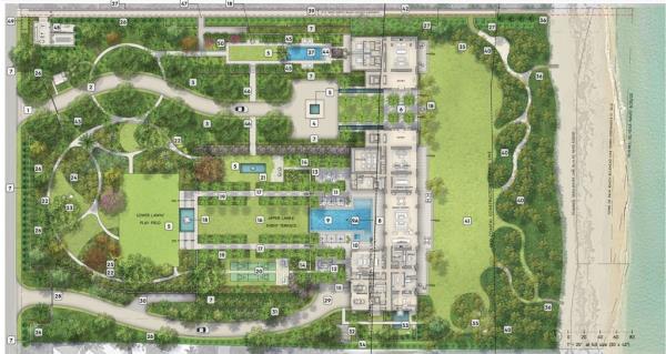 A floor plan of the estate. 