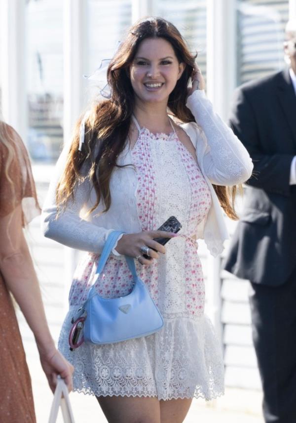 Celebrity Guests Are Starting To Arrive At Jack Anto<em></em>noff And Margaret Qualley Wedding Pictured: Lana Del Rey Ref: SPL9849761 190823 NON-EXCLUSIVE Picture by: Peter Cruz / SplashNews.com Splash News and Pictures USA: 310-525-5808 UK: 020 8126 1009 eamteam@shutterstock.com World Rights,