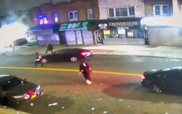 video footage of fatal shooting in queens