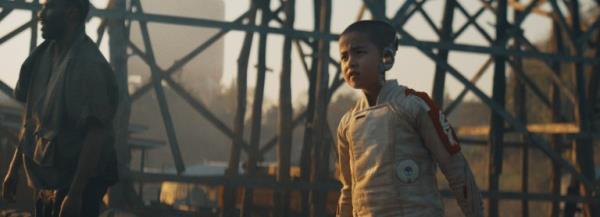 Madeline Voyles as Alphie in 20th Century Studios' THE CREATOR