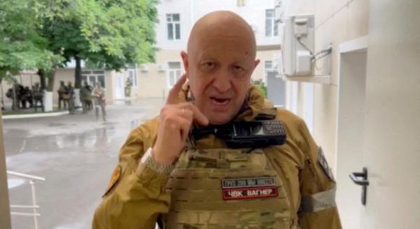  Wagner mercenary group leader Yevgeny Prigozhin is pictured