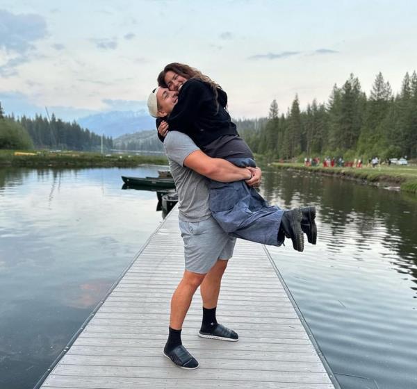 Tori Kelly is pictured with her husband, André Murillo, in an Instagram post. 
