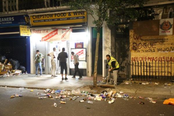 w8media . w8media The Nottinghill carnival clear up, police mo<em></em>nitor as council crews start the mammoth task street cleaning in west Lo<em></em>ndon after the yearly carnival . .28-08-2023.