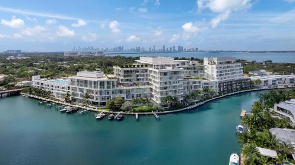 Exterior of the Miami abode. 