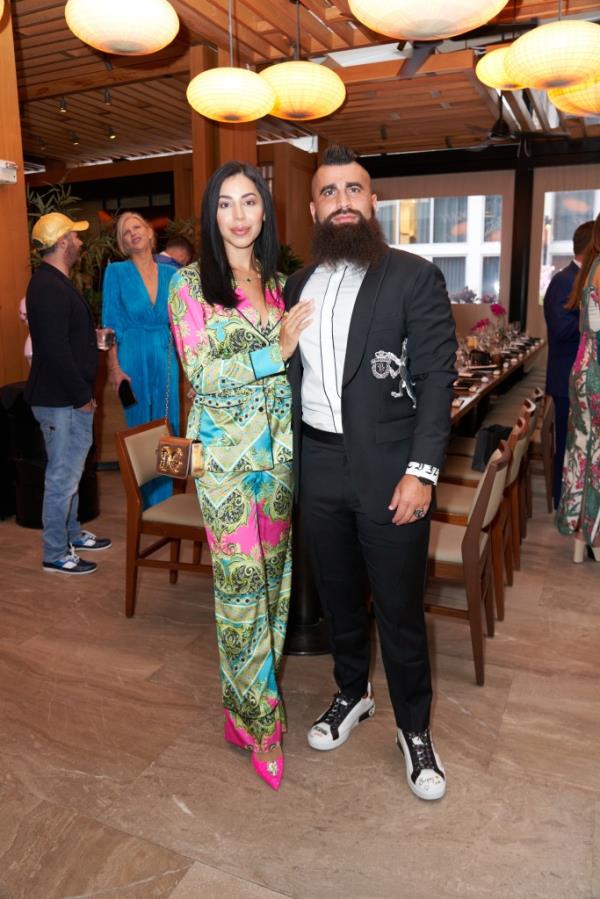 Robert Rivani with wife Krystal.