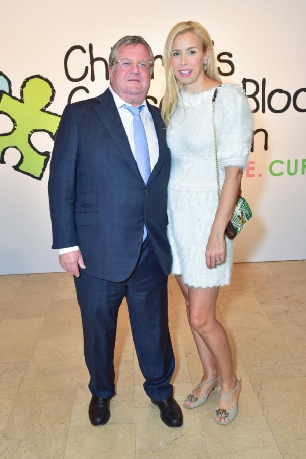 Harry Lis and Melissa Lis posing for a picture at Children's Cancer and Blood Foundation Breakthrough Ball at The Plaza Hotel in New York City.