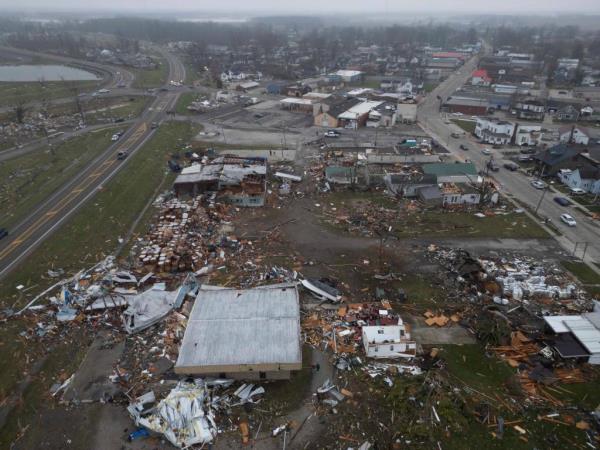 Damaged neighborhood