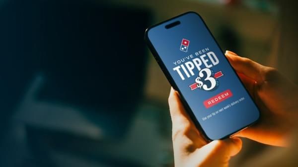 The pizza chain is covering the cost of tipping drivers through a coupon deal.