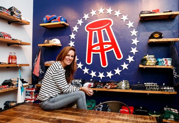 Erika Nardini, CEO of Barstool Sports, is pictured in their offices on October 9, 2018