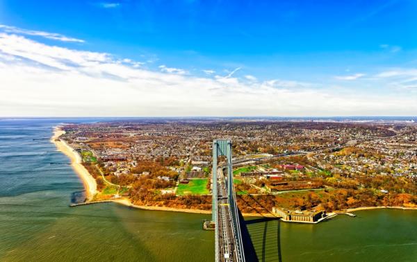 New York City had the most at-risk counties, such as Richmond County.