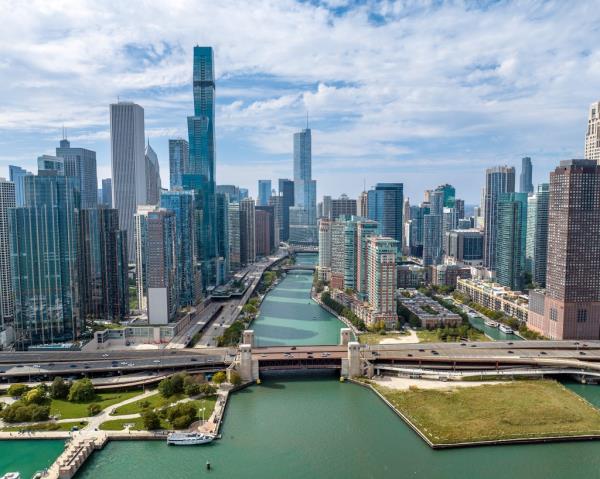 New York was closely followed by Chicago.