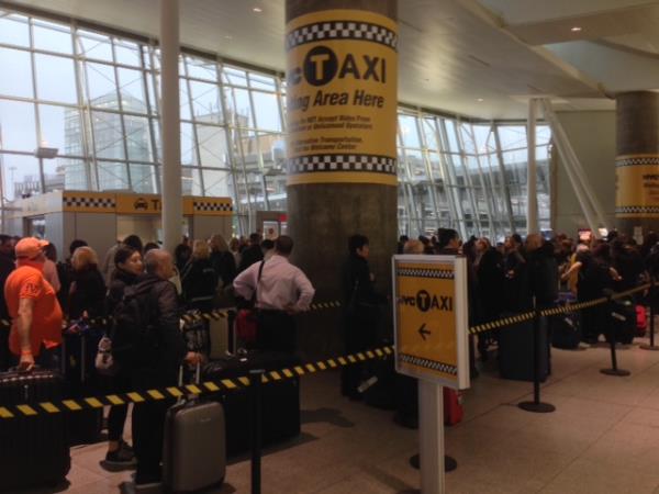 Taxi nightmare at JFK 4-30-14