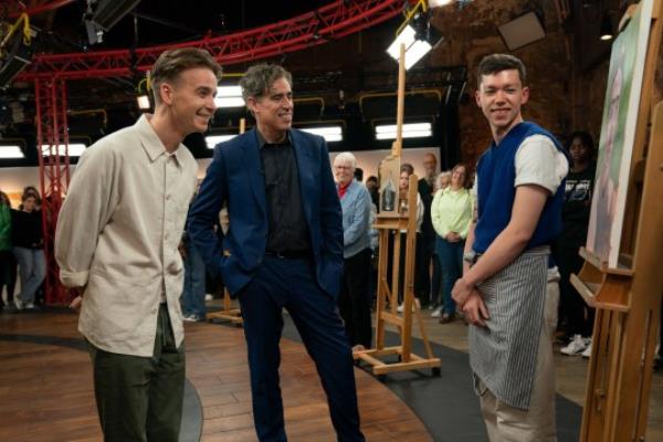 Joe Sugg and Stephen Mangan on Portrait Artist of the Year