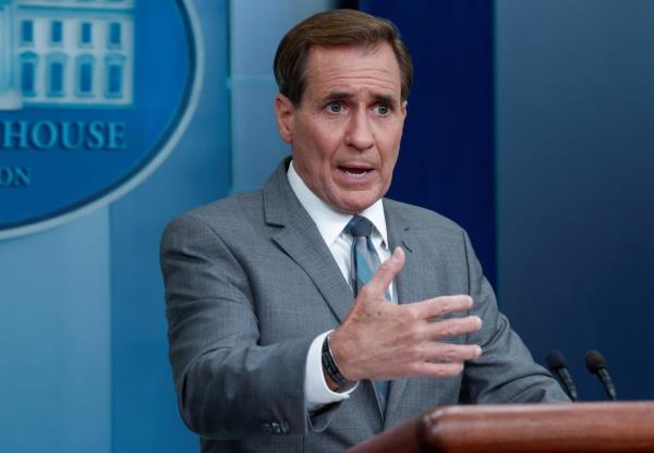 Kirby gave a speech defending the Pentagon's policies that pay for the military and their families to receive reproductive care.