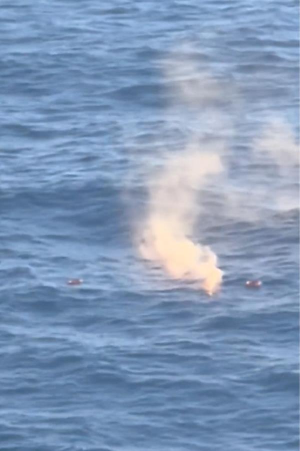 Life preservers and smoke was thrown out to wher<em></em>e the woman was.