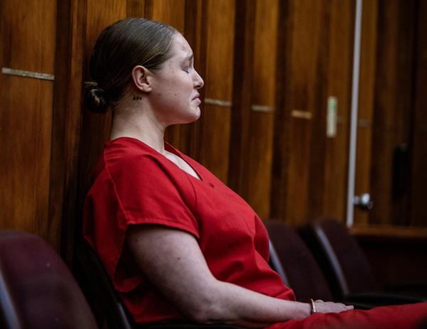 Clenney, 26, was charged with second-degree murder for her boyfriend's death.