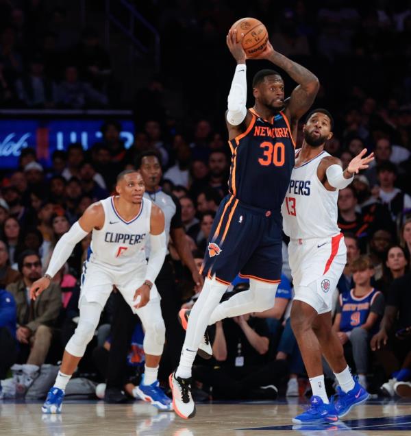 Randle had not been playing at 100 percent.