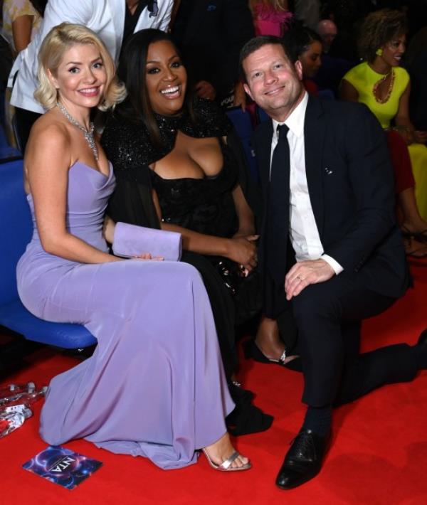 Holly Willoughby, Alison Hammond and Dermot O'Leary 28th Natio<em></em>nal Television Awards, Show, The O2, London, UK - 05 Sep 202