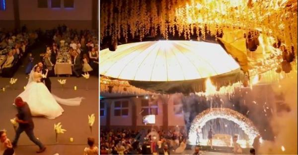 Several members of a woman's family reportedly died on her wedding day (Picture: Kurdistan 24 TV)