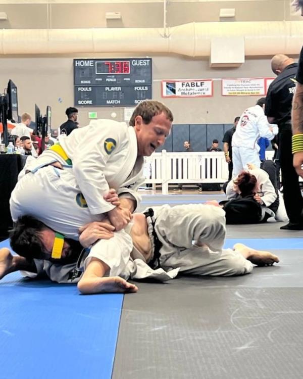 Mark Zuckerberg is extremely talented at Brazilian jiu jitsu, his trainer says.