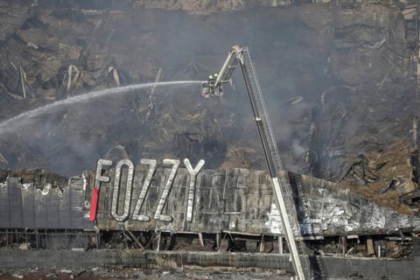Rescuers work at a site of a shopping mall destroyed during a Russian military strike, amid Russia's attack on Ukraine, in Odesa, Ukraine August 14, 2023. REUTERS/Nina Liashonok