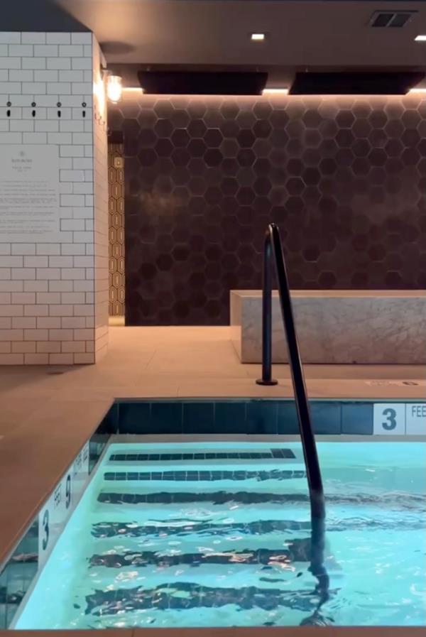 Pools at Brooklyn spa.
