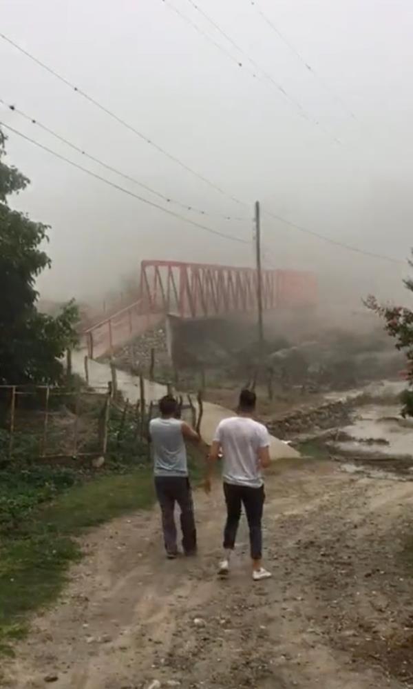Officials said the bridge had been inaugurated a little more than a mo<em></em>nth ago.