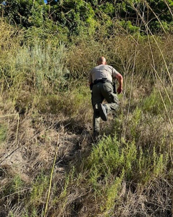 Sheriff deputies tracked the two suspects down. 