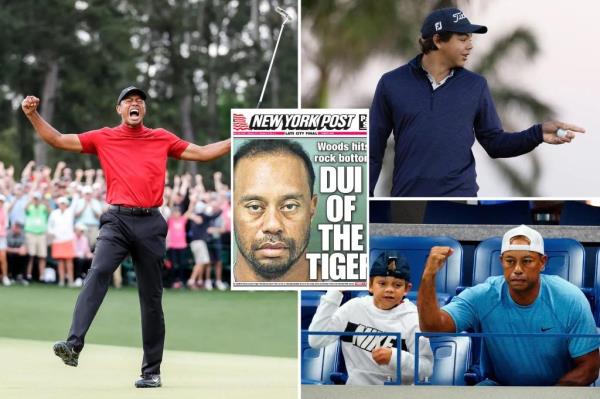 Charlie and Tiger Woods