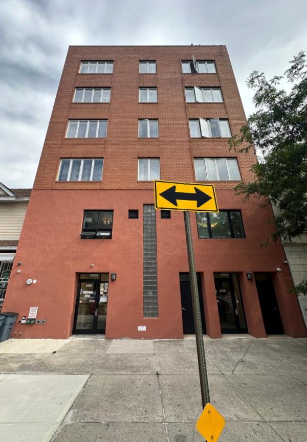 The Hershman Group's office building in Brooklyn is pictured from the outside