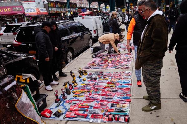 Stolen goods for sale. 