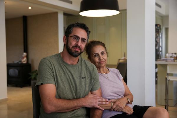 Danielle's mother, Ricket, and brother Moran, pictured before their relatives' release.