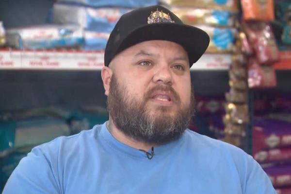 Store owner Andres Avalos 