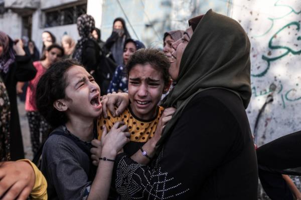 Buildings in Gaza were reduced to rubble following Israel's airstrikes against Hamas terrorists.