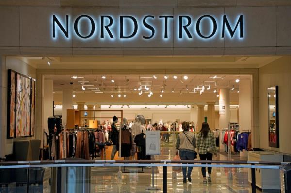 Nordstrom, the high-end department store, reported an 8.3% drop in sales in the second quarter which ended July 29.
