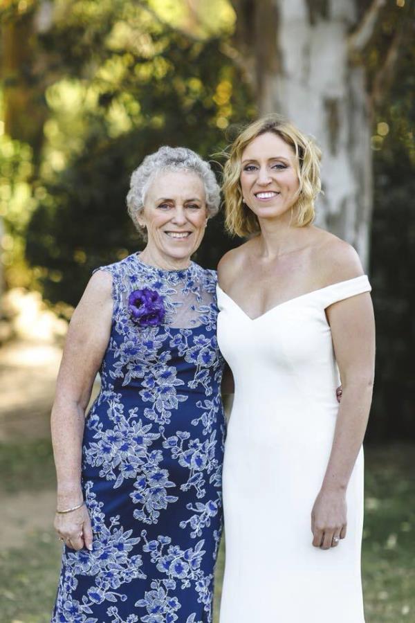Sarah Depoian poses with her daughter Carolyn Bester