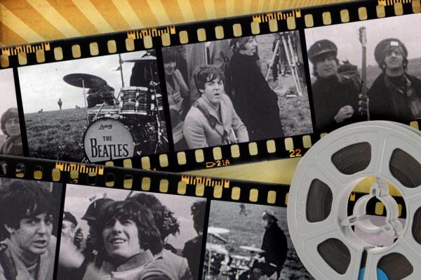 The Beatles behind the scenes of Help!
