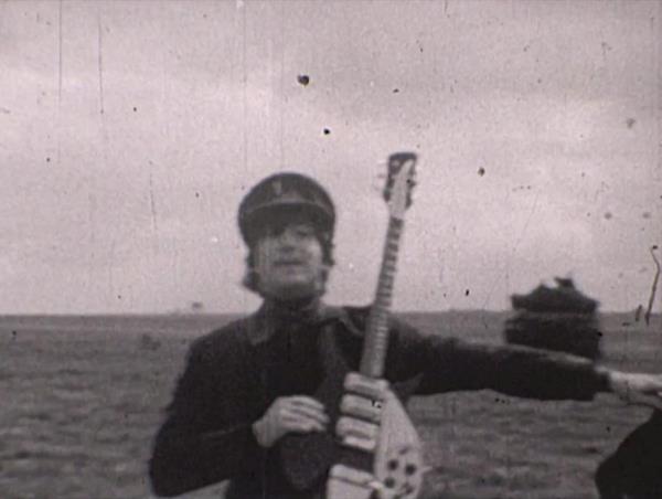 John Lennon behind the scenes of 