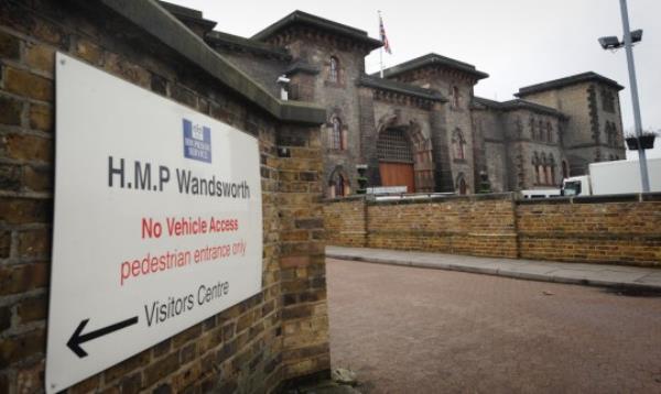 General view of HMP Wandsworth, London.