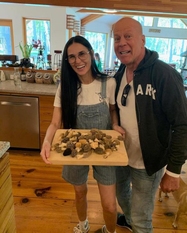 Bruce Willis and Demi Moore