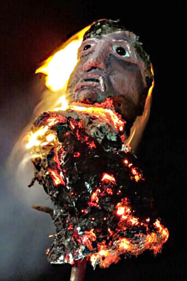 burning of benedict arnold festival