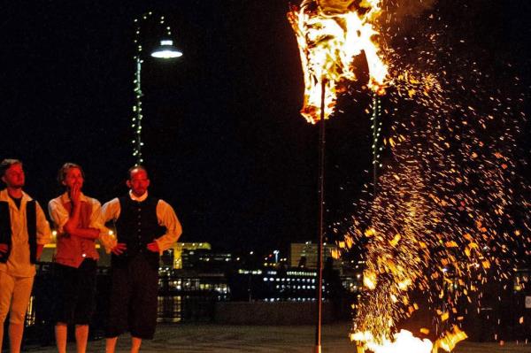 burning of benedict arnold