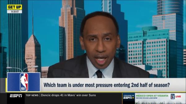 Stephen A. Smith has co<em></em>ntinued to jab Zion Williamson for being out of shape.