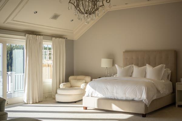 One of the bedrooms on offer.